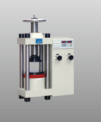 Lcd-Anzeigen-hydraulische druckprüfende Maschine, Ziegelstein, Steinzement-Lukas MEW-Y2000S
